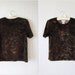 90's FUZZY Leopard Top / Grunge Top / Club Kid