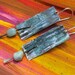 The Bazaar - Recycled Tin, Steel, Aventurine Beads, Silver Plate Ear Wires