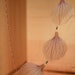 White & Purple Flowering Maple Pressed Flower Petal Necklace