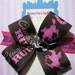 Momma Eva's -- COWGIRLS Rule Sparkling Hair Bow W/ Silver Boots // Boutique Style // 4 inch Medium inch Design // Ready To Ship