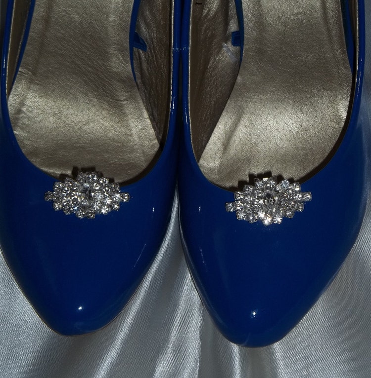 Rhinestone Shoe Clips Bridal Shoe Clips Wedding by ShoeClipsOnly