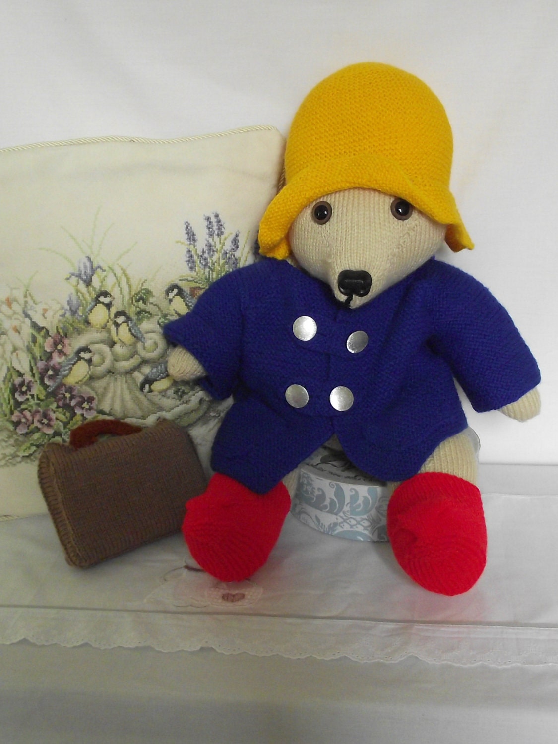 Hand Knitted Paddington Bear includes his by RiverPatchwork