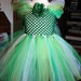 Baby St Patricks Day TuTu Dress and headband Perfect for St Patricks Day, or Photo Props Size 6 month-2t