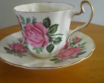 Adderly Tea Cup and Saucer