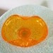 Reserved for Billie Orange Marano controlled Bubble Glass Ashtray