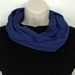 Clearance - Blue Infinity Scarf Dark Blue Circle Scarves Women Unisex