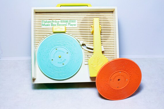 Sesame Street Music Box Record Player Fisher Price by jackdin