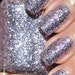 Vote For Purple Lavender and Silver Glitter Nail Polish 15ml (.5oz)