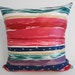 Decorative Watercolors Pillow Cover, Throw Pillow Cover, Coral, Emerald, Purple, Blue, Red 20x20