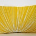 9x13 pillow cover Starburst Yellow Cover Throw Decorative Pillow Pillow Lumbar