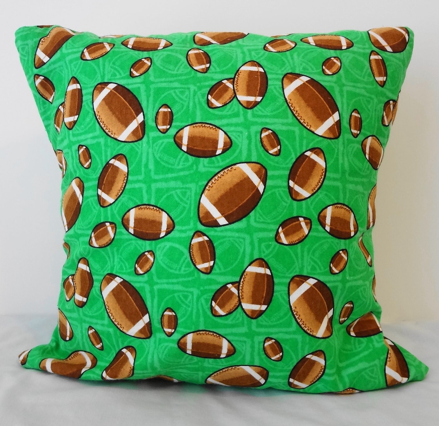 Sports Throw Pillow Cover Football Bed Pillow Cushion