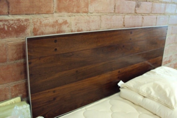 Items similar to Headboard, Reclaimed Wood Mahogany Headboard, Wood Headboard, Modern Wood 