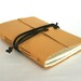 Slim Leather Journal, Thin Pale Yellow 4.5 x 6 Journal by The Orange Windmill on Etsy