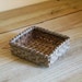 Mini Square Reed Basket in Slate