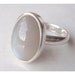 Grey Moonstone Ring - Sterling Silver (925)