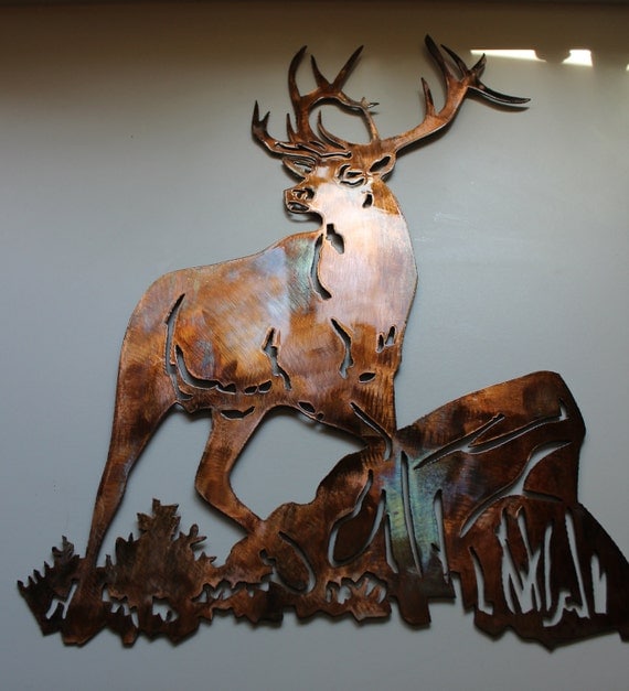 Elk Metal Wall Art By Hgmw By Heavensgatemetalwork On Etsy