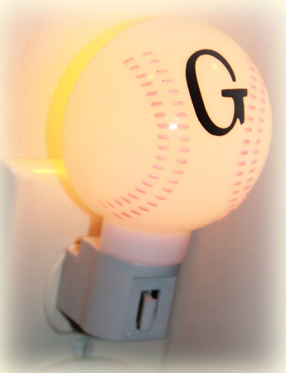 Items similar to Personalized Sports Night Light on Etsy