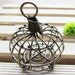 Birdcage charms : 1pc Antique bronze bird cages charm pendants 39x46mm