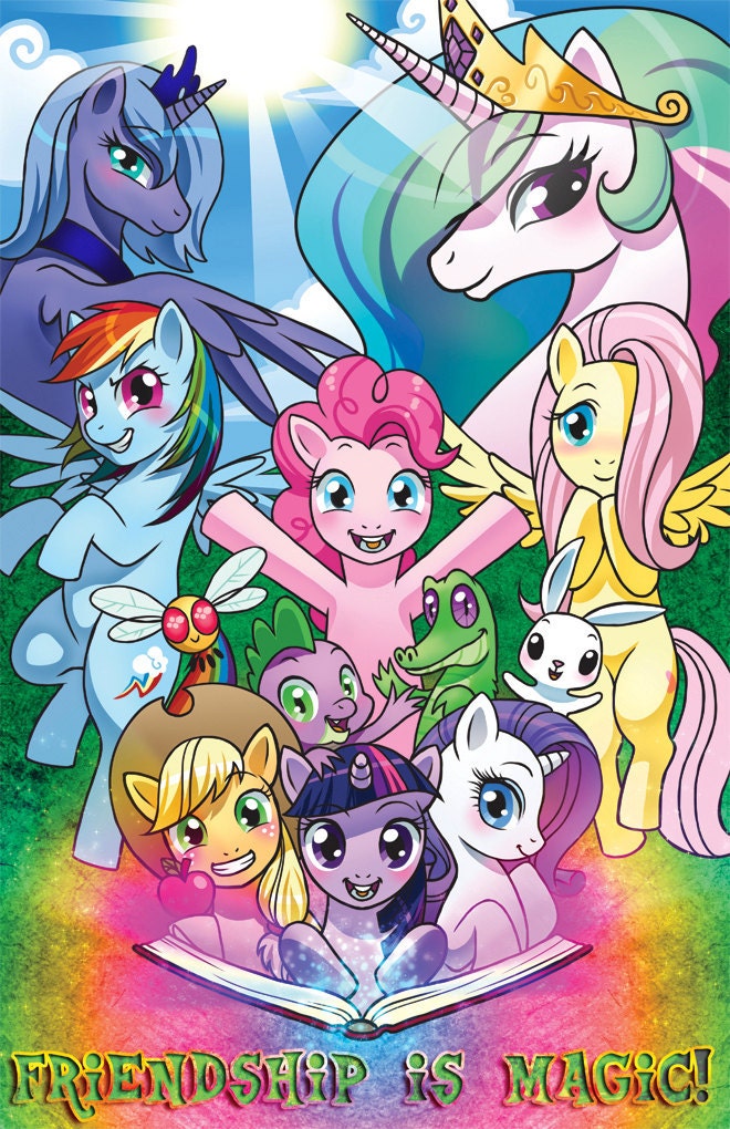 12x18 inch My Little Pony: Friendship is Magic Poster in Poly