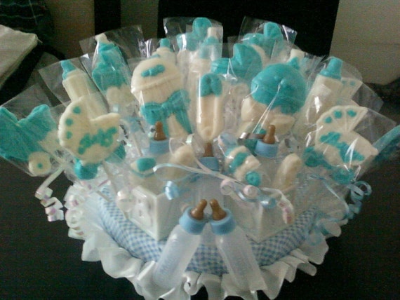 Baby Shower Chocolate Lollipop Display