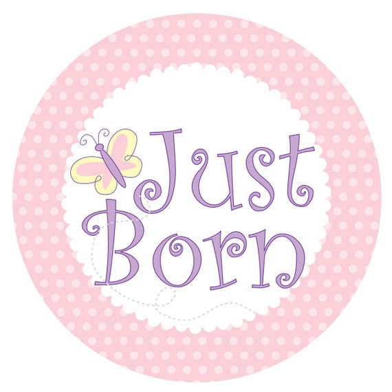 Add on Just Born - Baby Monthly Milestone Stickers, Baby Stickers, Monthly Stickers, Month Stickers, First Year Belly Sticker Il_570xn
