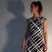 Jersey Print Dress off-shoulder