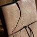 Large Rugged Leather Wraparound Journal