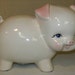Piggy Bank Curly Tail- Ceramic-9"L-Must See- Signed-NEW