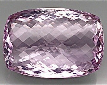 100% pink amethyst unheated/untreated IF 72.04 carat DRILLED
