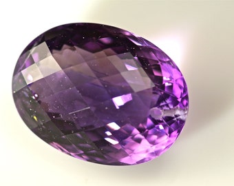 100 % natural unheat / untreat purple amethyst drilled 25.5 cts