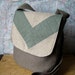 Chevron cross body messenger bag