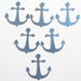 Nautical Anchor Cutouts, Confetti - Navy Blue