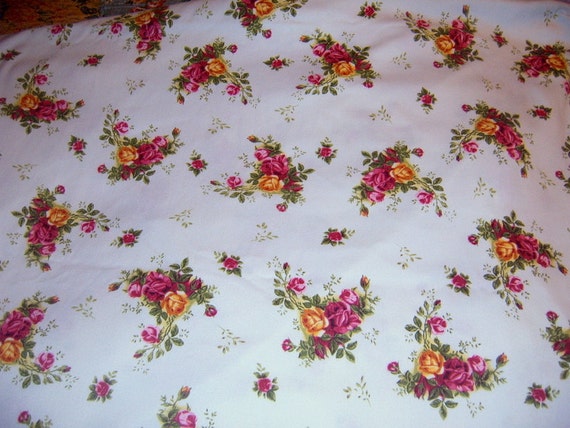 Table Cloth Fabric Yardage Sewing Supplies Old Country