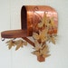 30% OFF SALE Vintage Mail Box, Wall Decor, Homco, Copper mail box,