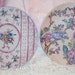Reserved for Cathy 30% OFF Vintage Wall Plate, Decorative Plates, Wall Decor, Pink Plate, Shabby Chic
