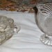 Reserved for Cathy 30% OFF Vintage Clear Glass Bowl, Pitcher, Pressed Glass, Serving, Candy Dish, Relish Dish. Gravy Pitcher