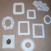 30 % OFF Upcycled Painted Frame Grouping, White Frames, Wall Frames, Shabby Chic,Cottage,