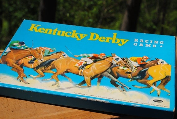 Antique Kentucky Derby Racing Game by Whitman by Itiswhatitwas