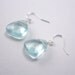 blue briolette earrings - simple everyday jewelry - wedding jewelry - aqua blue teal sky water beach