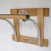 Bicycle Rack Reclaimed Wood and Recycled Bicycle Parts Bicycle Accessories