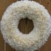 Mid-Winter Clearance Sale --- 15" Indoor/Outdoor Wreath --- Buttercream