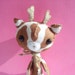 Stuffed Giraffe Plush Plushie Softie Stuffed Animal Woodland Animal Jungle Animal Gingermelon Ginger Melon