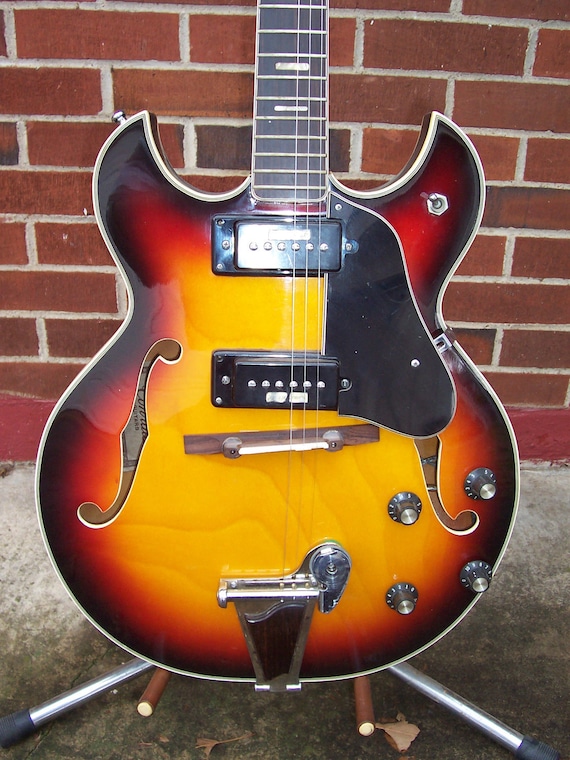 Vintage 1969 Conrad / Epiphone Hollowbody Electric Guitar with