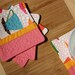 Metro Cafe Papaya and Melon Fabric Coasters - Set of 4