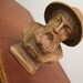 Hand Carved Wooden Bust