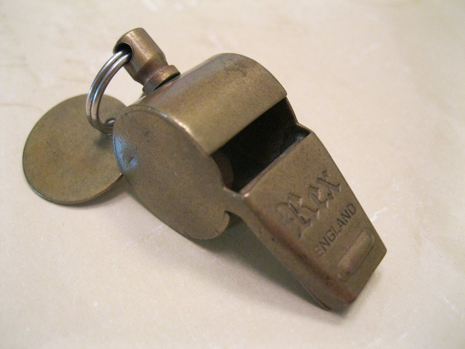 Vintage Brass Whistle