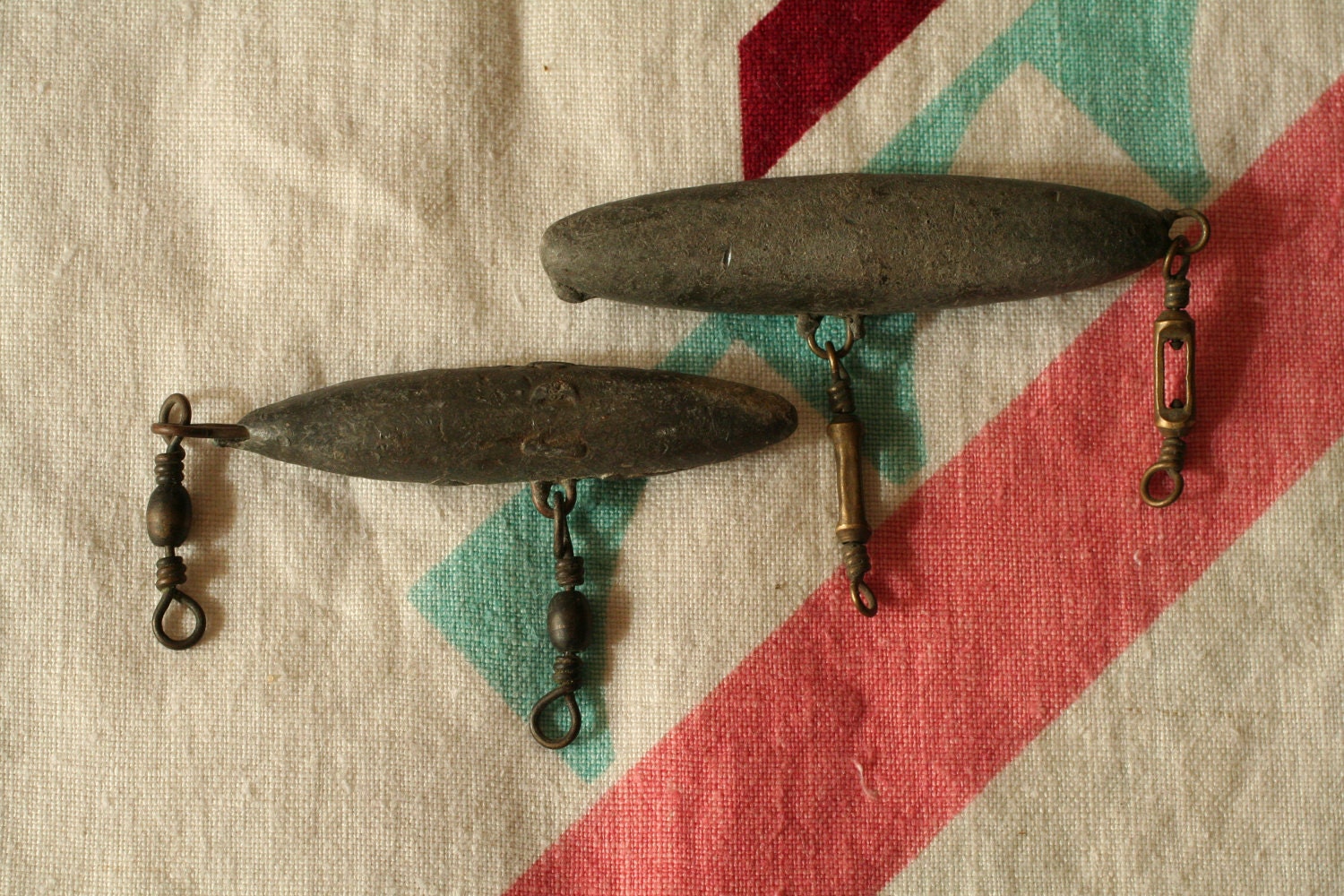 Lead and Brass Trolley Fishing Weights