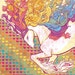 Rainbow Unicorn 13x14.5 Art Print. On Photo Rag fine art paper