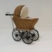 MADE TO ORDER - Miniature Wicker Buggy for Dollhouses 1"
