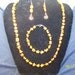 amber and jet 3 pc set